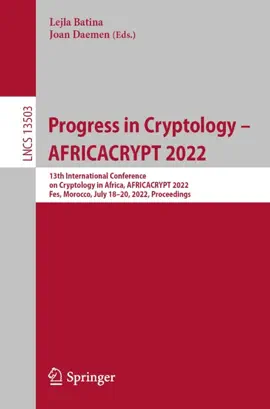 Read: Progress Book in Cryptology - AFRICACRYPT 2022