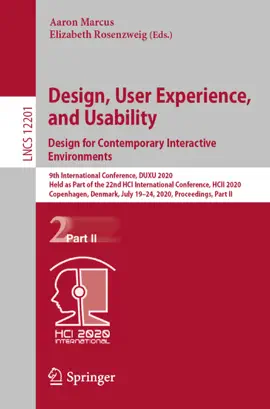 Read: Design, User Experience, and Usability. Book Design for Contemporary Interactive Environments