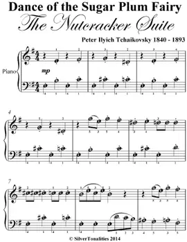 Dance of the Sugar Plum Fairy the Nutcracker Suite In E Minor Easiest Piano Sheet Music