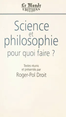 Read: Science et philosophie, pour quoi Book faire ?