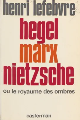 Read: Hegel, Marx, Nietzsche ou le Book Royaume des ombres