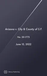 Arizona v. City & County. of S.F.