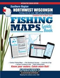 Northwest Wisconsin Southern Region Fishing Maps Guide Book - Sportsman's Connection