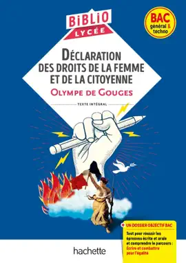 Read: BiblioLycée - Déclaration des droits de la femme et de Book la citoyenne, de Gouges - BAC 2025