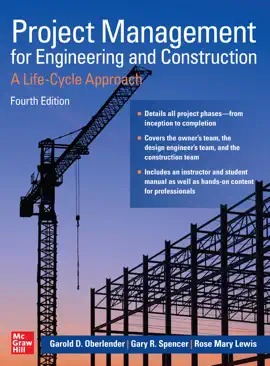 Read: Project Book Management for Engineering and Construction: A Life-Cycle Approach, Fourth Edition