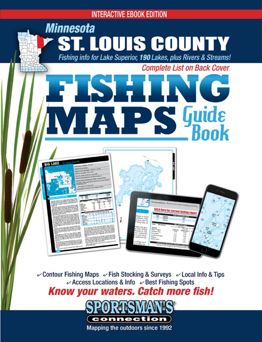 Minnesota St. Louis County Fishing Maps Guide Book