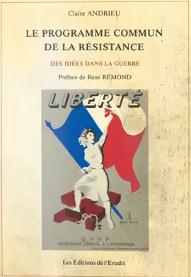 Read: Le Programme commun Book de la Résistance : des idées dans la guerre