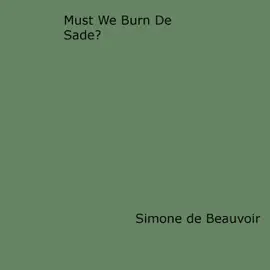 Read: Must Book We Burn de Sade?