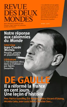 Read: Revue des Deux Mondes avril 2017 Book