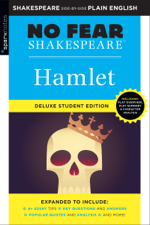 Hamlet: No Fear Shakespeare Deluxe Student Edition - SparkNotes Cover Art