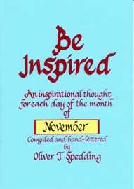 Be Inspired - November - Oliver T Spedding