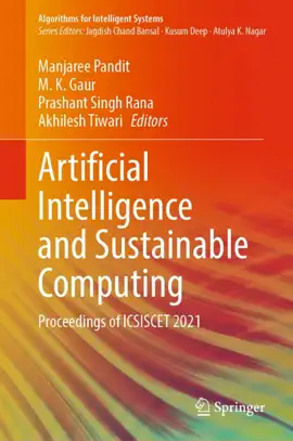 Read: Book Artificial Intelligence and Sustainable Computing