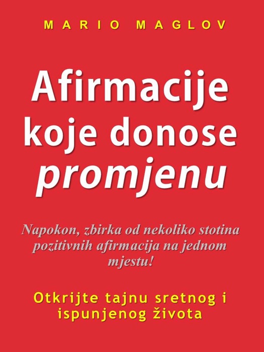 Afirmacije koje donose promjenu