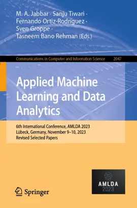 Read: Applied Machine Book Learning and Data Analytics