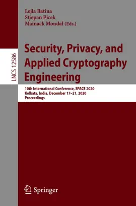Read: Security, Privacy, and Applied Cryptography Engineering Book