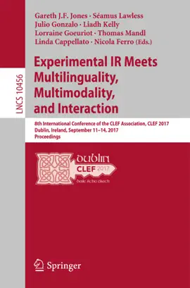 Read: Book Experimental IR Meets Multilinguality, Multimodality, and Interaction