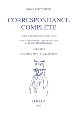 Read: Correspondance complète. Volume I, Octobre 1807- 8 Book juillet 1820