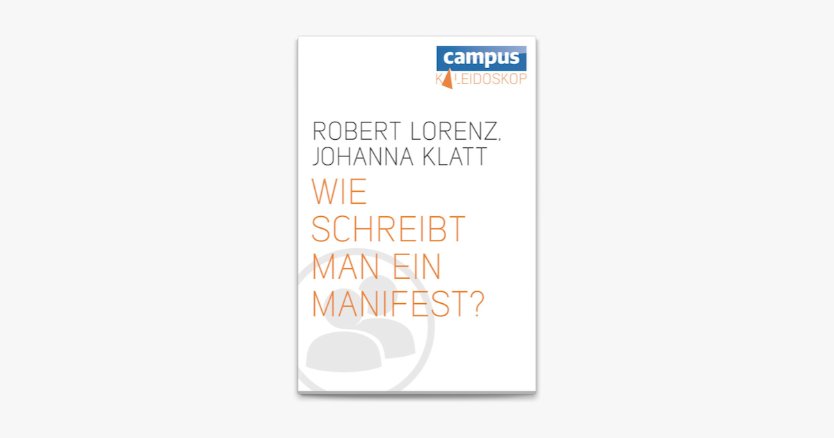 ‎Wie schreibt man ein Manifest? on Apple Books