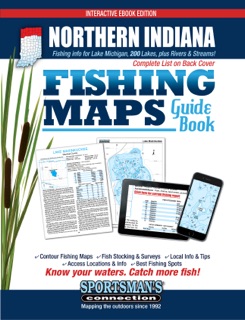 Northern Indiana Fishing Maps Guide Book by Sportsman's Connection