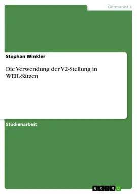Read: Die Verwendung der Book V2-Stellung in WEIL-Sätzen