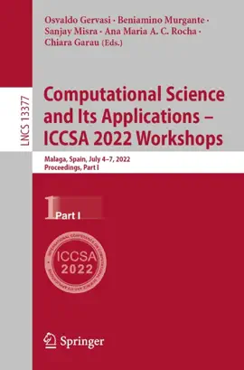 Read: Computational Science and Its Applications – Book ICCSA 2022 Workshops