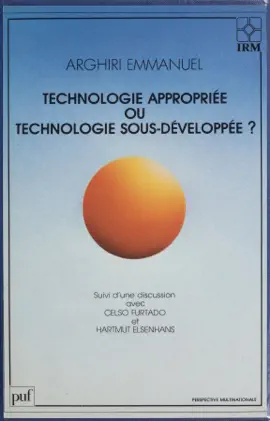 Read: Book Technologie appropriée ou technologie sous-développée