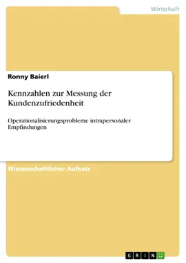 Read: Kennzahlen zur Book Messung der  Kundenzufriedenheit