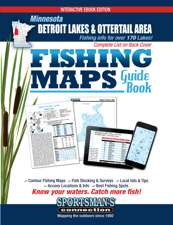 Minnesota Detroit Lakes &amp; Ottertail Area Fishing Maps Guide Book - Sportsman's Connection Cover Art