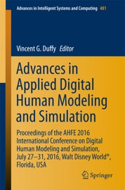 Advances in Applied Digital Human Modeling and Simulation - Vincent G. Duffy