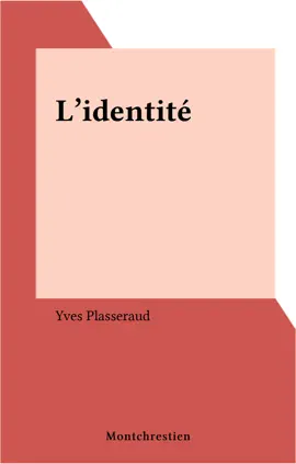 Read: L'identité