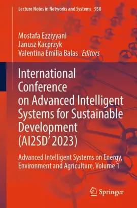 Read: International Conference on Book Advanced Intelligent Systems for Sustainable Development (AI2SD'2023)