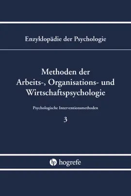 Read: Methoden der Arbeits-, Organisations- und Wirtschaftspsychologie (B/III/3) Book