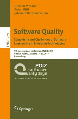 Read: Software Quality. Complexity and Book Challenges of Software Engineering in Emerging Technologies