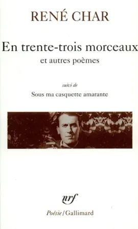 Read: En trente-trois morceaux / Sur la Poésie / Le Bâton de rosier Book / Loin de nos cendres / Sous ma casquette amarante (entretiens)