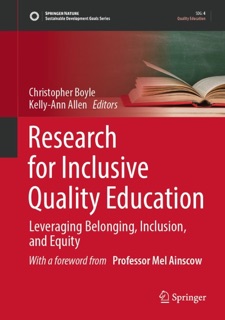 Research for Inclusive Quality Education by Christopher Boyle & Kelly-Ann Allen