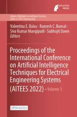 Read: Proceedings of the International Conference on Artificial Intelligence Techniques for Electrical Engineering Systems Book (AITEES 2022)