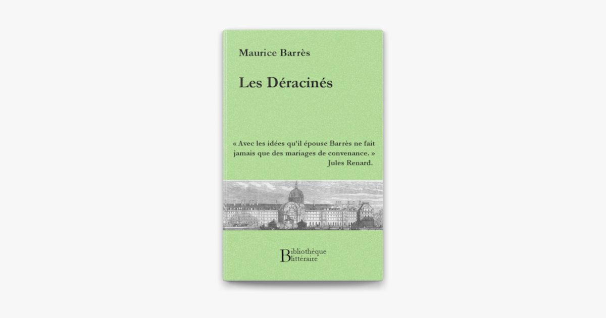 ‎les Déracinés لـ Maurice Barrès كتاب إلكتروني Apple Books 