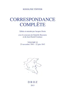 Read: Correspondance Book complète. Volume VI