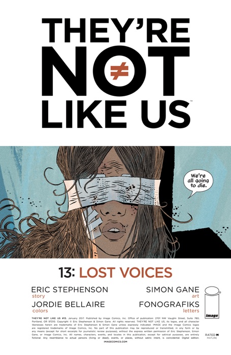 They're Not Like Us #13