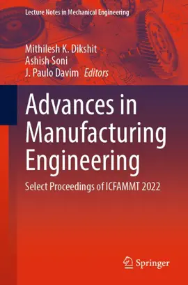 Read: Advances Book in Manufacturing Engineering