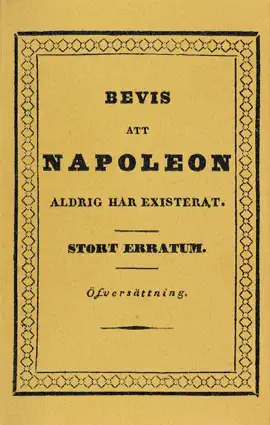 Read: Bevis att Napoleon aldrig Book har existerat