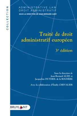 Read: Traité Book de droit administratif européen