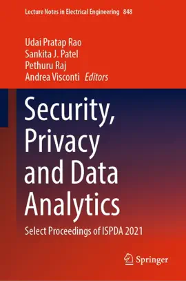 Read: Security, Privacy and Data Analytics Book