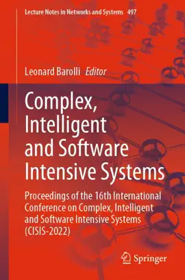 Read: Book Complex, Intelligent and Software Intensive Systems