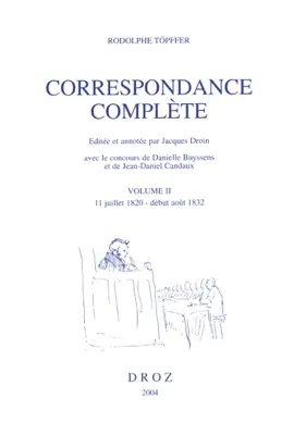 Read: Correspondance Book complète. Volume II, 11 juillet 1820 - début août 1832