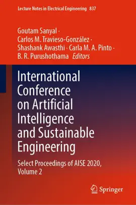 Read: International Conference on Artificial Intelligence and Book Sustainable Engineering