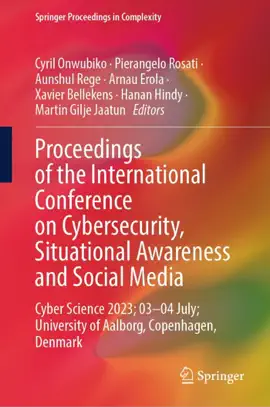 Read: Proceedings of the International Conference on Cybersecurity, Situational Awareness and Book Social Media