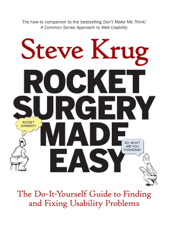 Rocket Surgery Made Easy - Steve Krug Cover Art