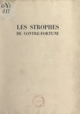 Read: Les strophes Book de contre-fortune