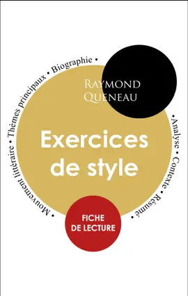 Read: Étude intégrale Book : Exercices de style (fiche de lecture, analyse et résumé)